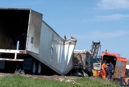 Liquidación media por accidente de camión en Louisiana (2025)