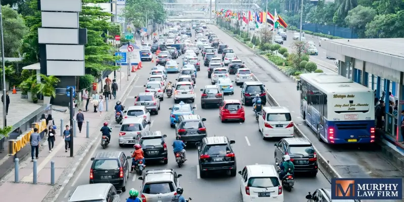 ¿Es legal el cambio de carril en Louisiana?