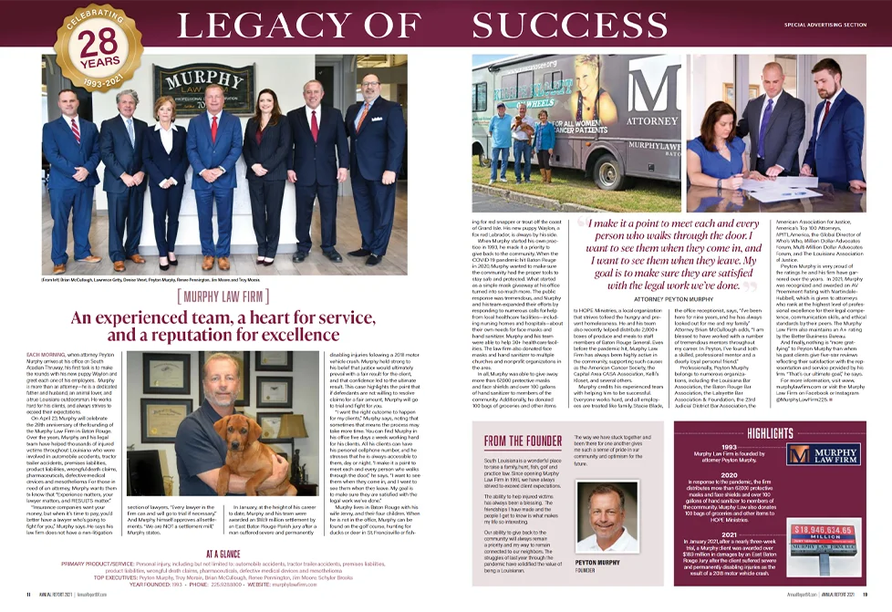 Legacy of Success