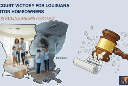 Importante victoria judicial para los propietarios de viviendas Louisiana D.R. Horton: qué significa esta sentencia para usted.